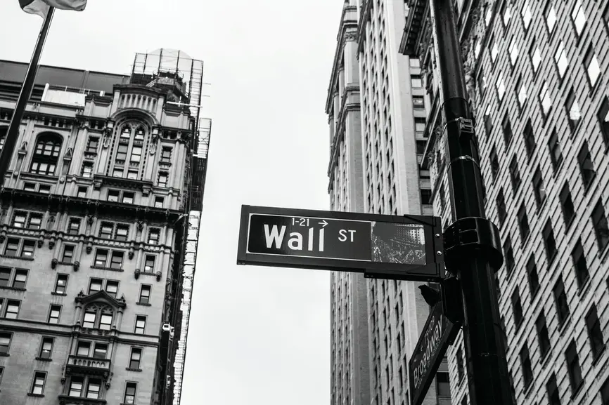Wallstreet-Straßenschild